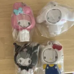 サンリオ　フォトフレームマスコット コンプリート　4点　ハローキティ