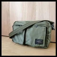 廃盤 PORTER ポーター タンカー セージグリーン ショルダーバッグ