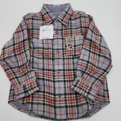 【新品】MIKI HOUSE シャツ90