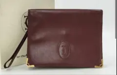 カルティエ　マストライン　レザー クラッチバッグ　セカンドバッグ