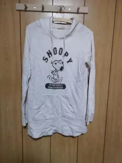 SNOOPY ヴィンテージ フード付きロングパーカー 50 古着