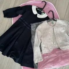 メゾピアノ　フォーマル　ワンピースセット