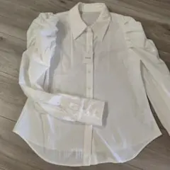 INGNI パフスリーブ ホワイトシャツ