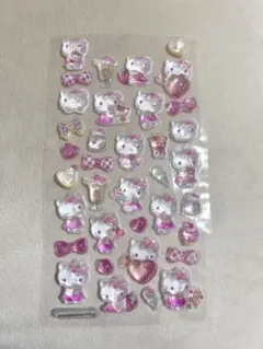 【正規品】ハローキティ ピンク ボンボンドロップシール