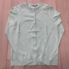 UNIQLO ミントグリーン カーディガン Mサイズ