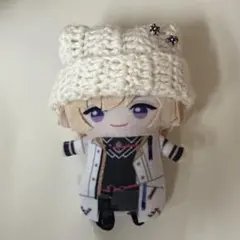 にじぱぺっと ぬい服 猫耳ニット帽 10cmぬい