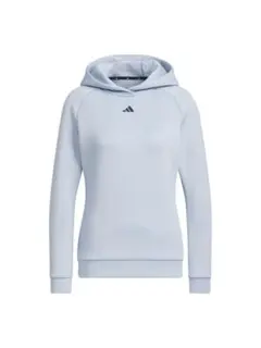 adidas エンボスプリント　ダンボールニット　フーディー ブルー　XLサイズ