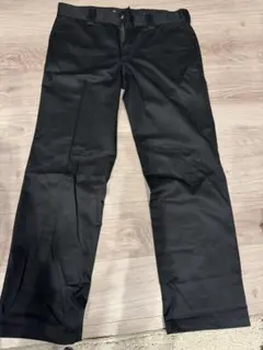 Dickiesスリムフィット ブラック ワークパンツ