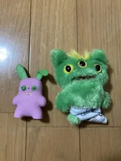 FUGGLER ファグラー マスコット ぬいぐるみ グリーン 三つ目モンスター