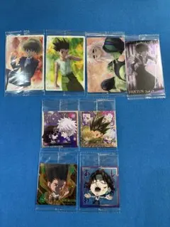 ハンターハンター　ウエハース　シール　キルア　クロロ