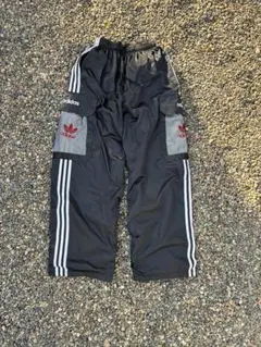 adidasナイロンパンツ　y2k ライク