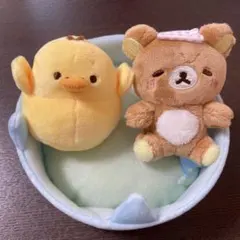 新品 リラックマ 銭湯ぬいぐるみセット タグ付き ねこねこの湯