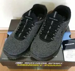 SKECHERS メンズ スリップオンスニーカー