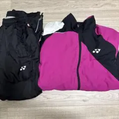 YONEX ウォームアップウェア セット ピンク/ブラック　ウインドブレーカー