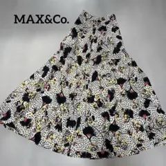 【美品】MAX&Co. 麻100% ロングフレアスカート XL〜XXLのサムネイル