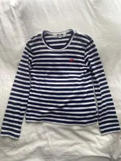 PLAY COMME des GARCONS ミニロゴワッペン ロンT