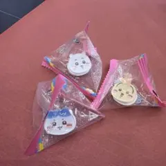 ちいかわ　ぷちクリップ　ちいかわ　ハチワレ　うさぎ　3点セット