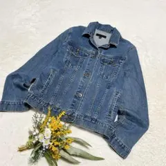 美品✨【ユニクロ】UNIQLO デニムジャケット ブルー M