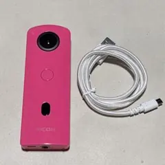 美品　RICOH THETA SC2 ピンク 本体 pink-theta-sc-2-top.jpg
