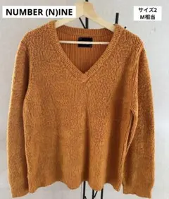 カート期 NUMBER (N)INE vネックセーター ブラック 2025年最新】NUMBER (N)INE ネック：Vネック メンズ ニット・セーター