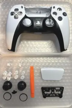04.05【外装部品2セット】PS5 DualSense 分解パーツ一式 シェル