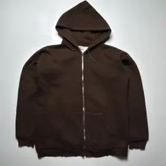 50s 60s ヴィンテージ ダブルフェイス フルジップパーカー ブラウン