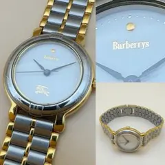 美品 Burberrys 腕時計 アナログ クォーツ コンビカラー ヴィンテージのサムネイル