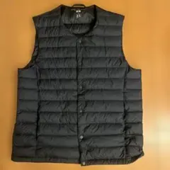 【美品✨】UNIQLO ウルトラライトダウン ベスト キルティング ネイビー