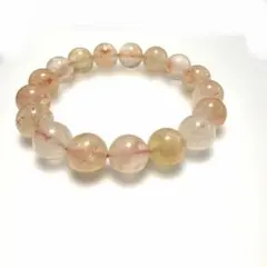可愛くて大玉！ファイヤークォーツブレスレット