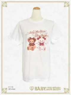 新品未開封 BABY くまくみゃ うさくみゃ Tシャツ 白 ホワイト 正規品