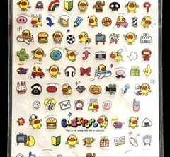 まとめ買い可⑤ MIND WAVE BUSSPO ゆるキャラ シール レトロ