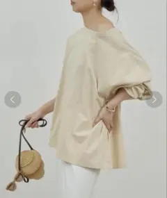 GALLARDAGALANTE ガリャルダガランテ　 オーバーロンT ベージュ