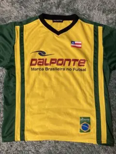 DALPONTE フットサル 長袖シャツ イエロー グリーンのサムネイル