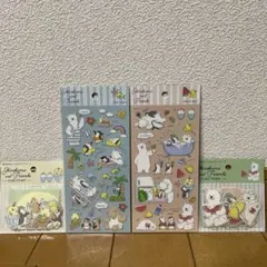 シール　シロクマ&フレンズ　フレークシール　シロクマ　まとめ売り　GAIA