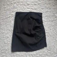 ZARA |ザラ| ドレープ ミニスカート | ミニスカート | 新品