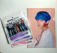 BTS BREATHE TOGETHER マスク 3枚とクリアファイルセット