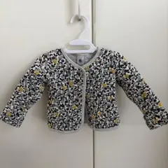 プチバトー キルティングカーディガン