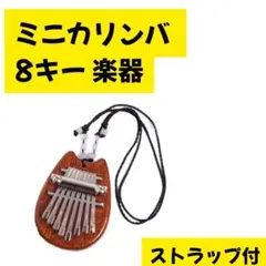 미니 칼림바 8키 악기, 포크 악기, 유비 피아노, 스트랩이 달린 엄지 피아노