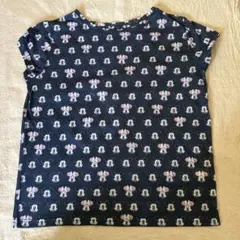 Disney ミッキー＆ミニー 総柄 半袖Tシャツのサムネイル