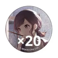 プロセカ 東雲絵名 カラフェス グリッター缶バッジ 5A