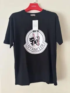 【新品タグ付】にゃんクレール パロディ Tシャツ 黒 [Lサイズ] 猫 おもしろ