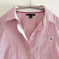 TOMMY HILFIGER レディース 長袖ストライプシャツXSのサムネイル