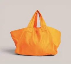 COMME des GARCONS ナイロン トートバッグ オレンジ 差し色