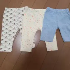 ユニクロレギンス　七分丈　五分丈　100　3点まとめ売り