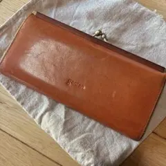genten ゲンテン がま口 長財布 レザー ブラウンのサムネイル
