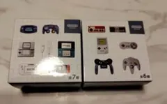 1990年代ゲーム機コントローラーキーホルダー2個セット