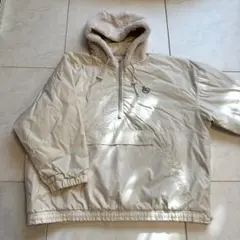 ホワイトフード付きジャケット Mサイズ