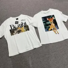 未使用★Disney バンビ Tシャツ 2枚セット GU H&M