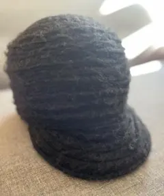 バラ色の帽子　キャップ　黒