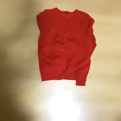 赤色 Lサイズ 長袖カーディガン